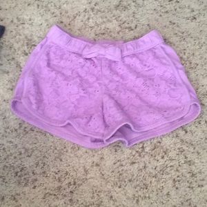 Purple shorts